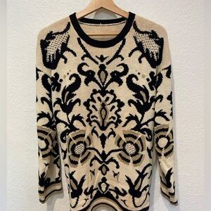 Ornate knit sweater